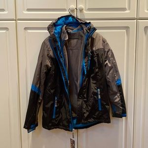 Lands End kids 2 in 1 jacket